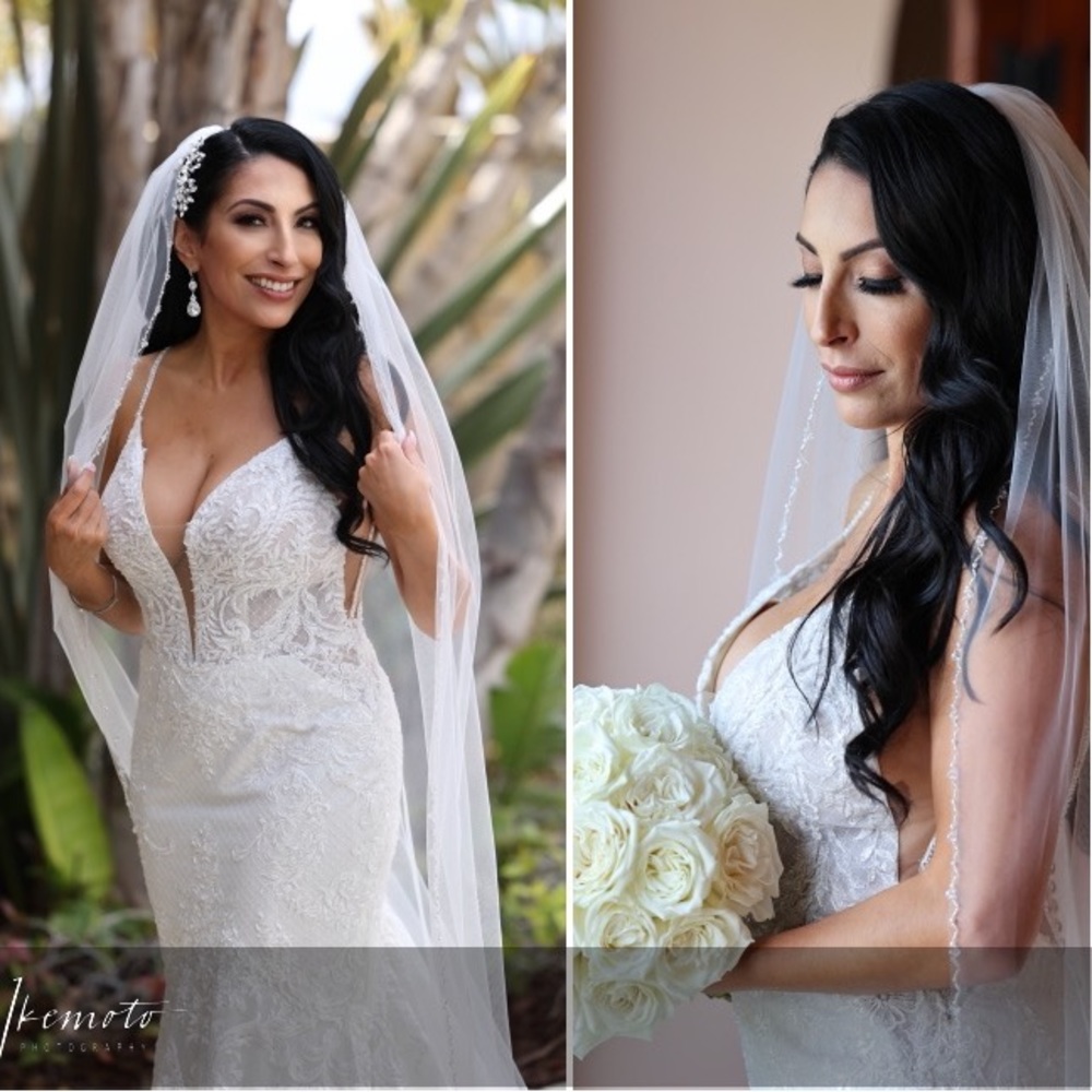 Wedding Veil with Crystals